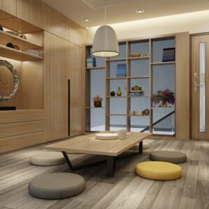 Nội thất làm từ ván phủ veneer hoặc melamine