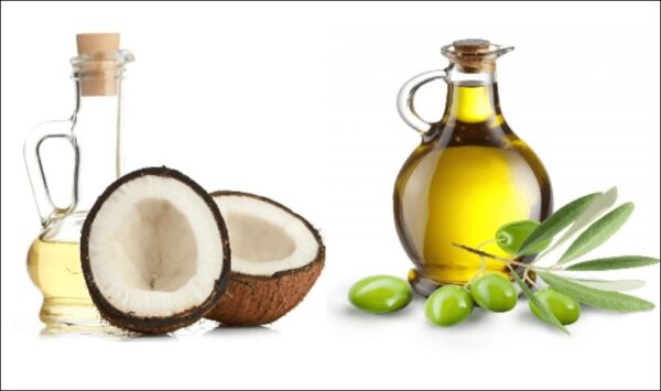 Dầu thực vật hữu cơ (Dầu dừa, dầu olive)